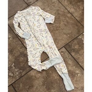 Posh Peanut Baby Toddler Boys 2T Koala Tennis Sleeper Pajamas EUC